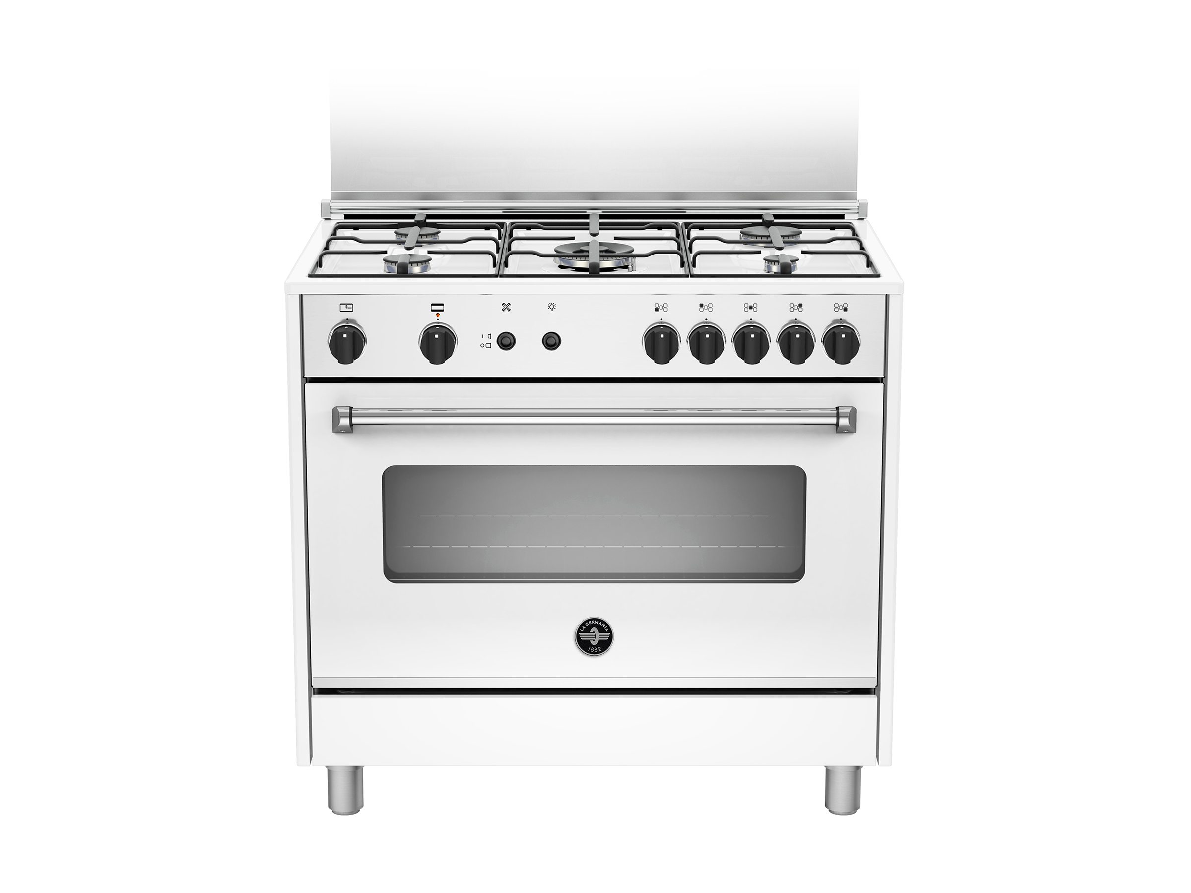 ΚΟΥΖΙΝΑ LA GERMANIA AMN965GBV | ΦΟΥΡΝΟΣ ΑΕΡΙΟΥ ΜΕ ΑΕΡΑ ΚΑΙ ΓΚΡΙΛ ΗΛΕΚΤΡΙΚΟ | ΕΣΤΙΕΣ ΑΕΡΙΟΥ