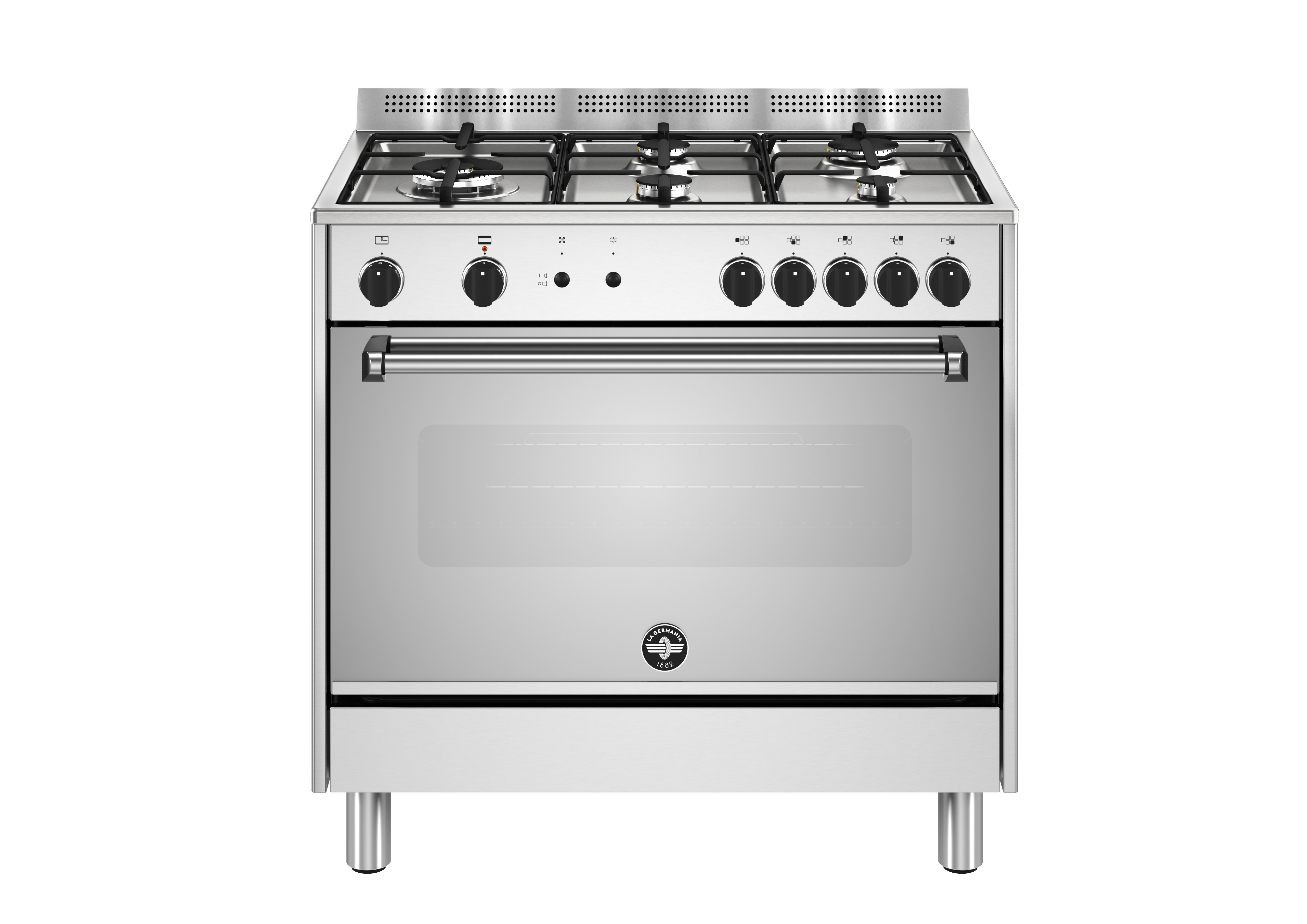 ΚΟΥΖΙΝΑ LA GERMANIA AMN965LGXV/24 | ΦΟΥΡΝΟΣ ΑΕΡΙΟΥ ΜΕ ΑΕΡΑ ΚΑΙ ΓΚΡΙΛ ΗΛΕΚΤΡΙΚΟ | ΕΣΤΙΕΣ ΑΕΡΙΟΥ