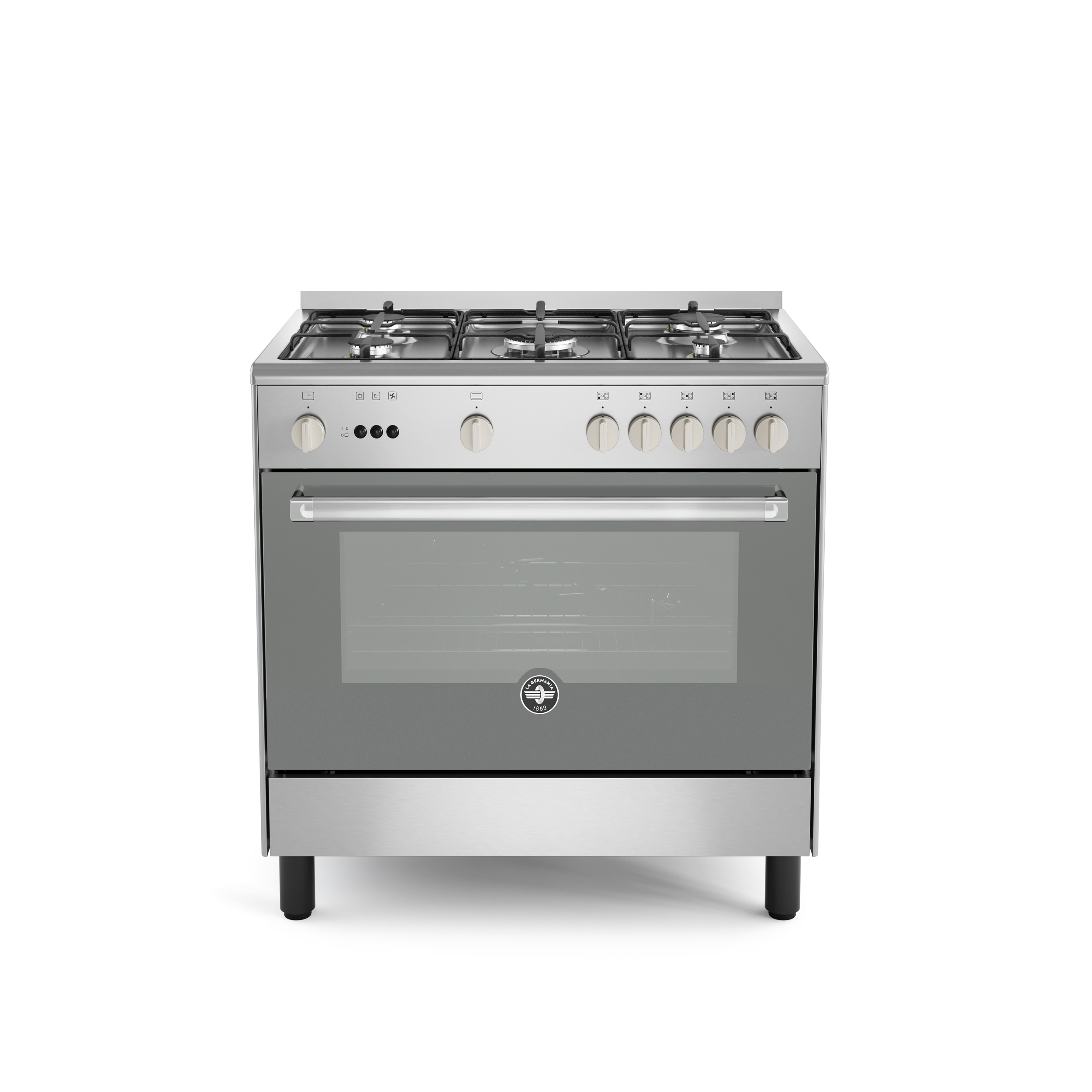 ΚΟΥΖΙΝΑ LA GERMANIA CLS95C81DX | ΦΟΥΡΝΟΣ ΑΕΡΙΟΥ με ΑΕΡΑ ΚΑΙ ΓΚΡΙΛ ΑΕΡΙΟΥ | ΕΣΤΙΕΣ ΑΕΡΙΟΥ