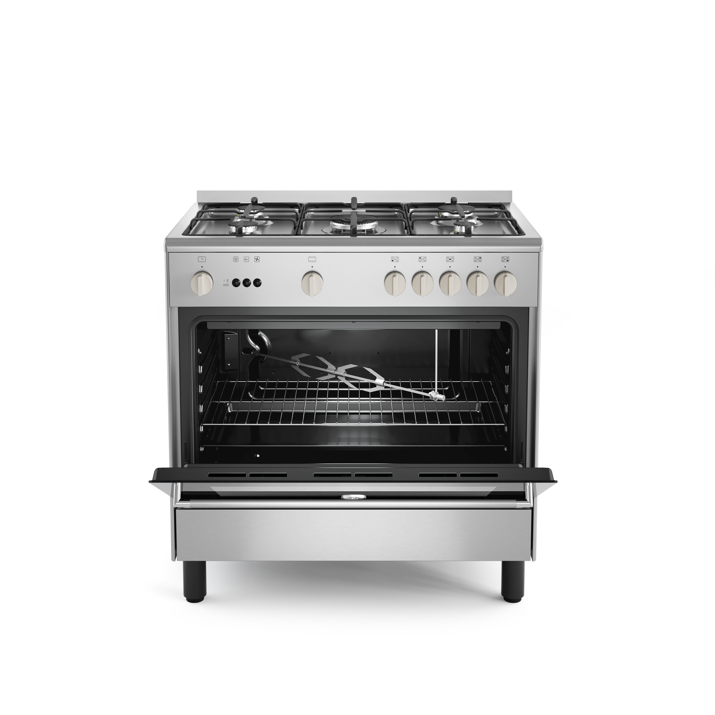 ΚΟΥΖΙΝΑ LA GERMANIA CLS95C81DX | ΦΟΥΡΝΟΣ ΑΕΡΙΟΥ με ΑΕΡΑ ΚΑΙ ΓΚΡΙΛ ΑΕΡΙΟΥ | ΕΣΤΙΕΣ ΑΕΡΙΟΥ 2