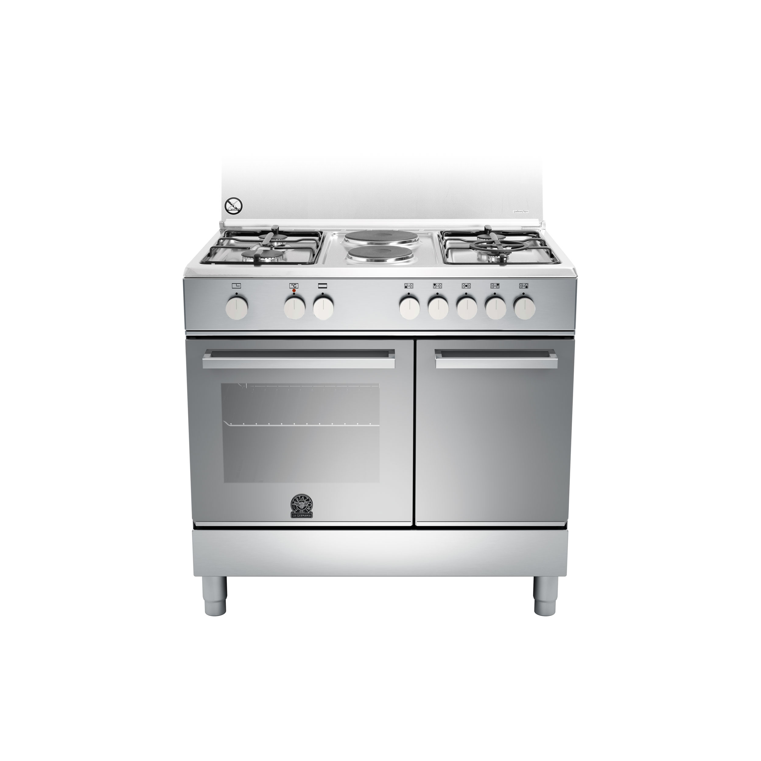 ΚΟΥΖΙΝΑ LA GERMANIA TUP94261DX | ΦΟΥΡΝΟΣ ΗΛΕΚΤΡΙΚΟΣ | 4 ΕΣΤΙΕΣ ΑΕΡΙΟΥ + 2 ΗΛΕΚΤΡΙΚΕΣ | ΝΤΟΥΛΑΠΙ ΓΙΑ ΜΠΟΥΚΑΛΑ
