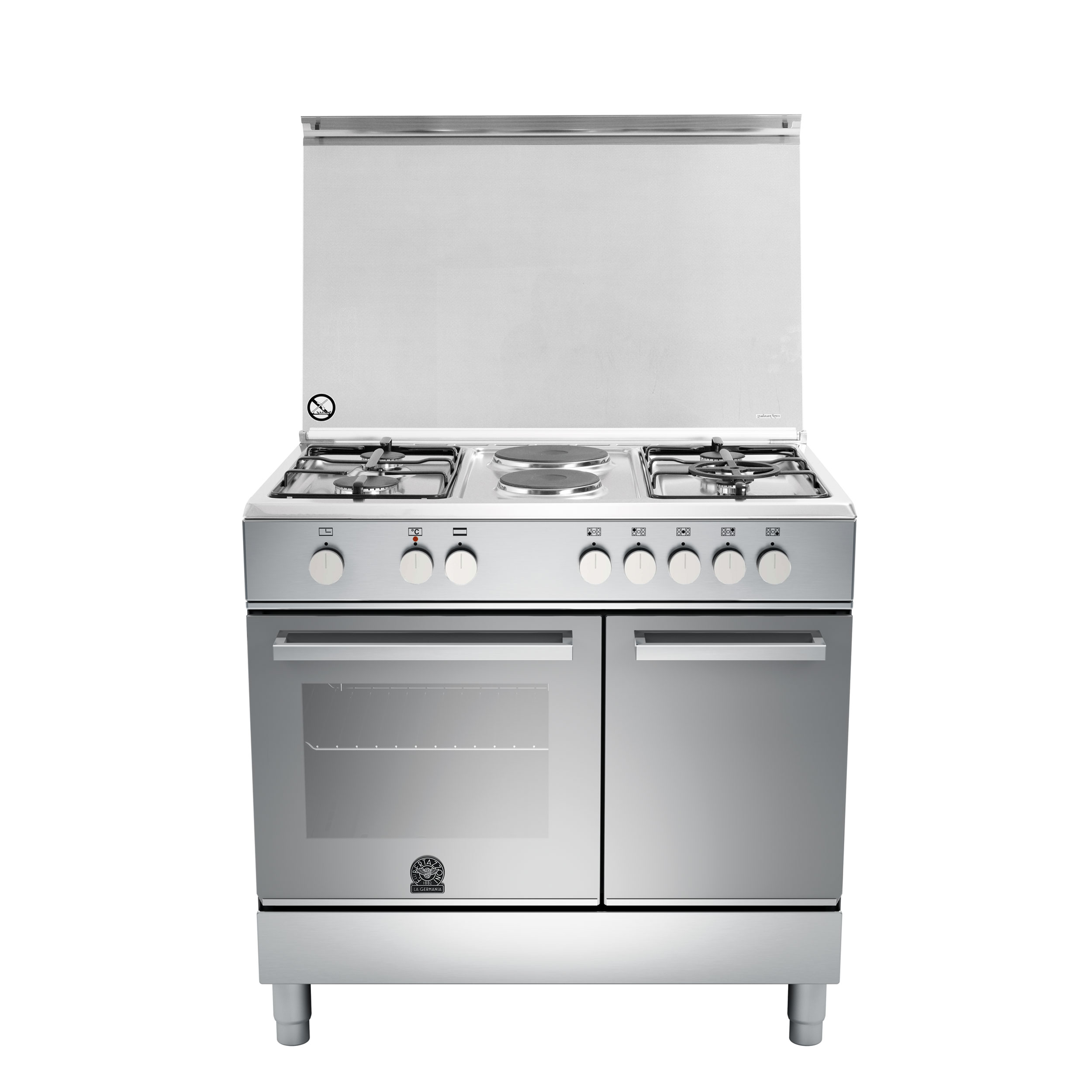 ΚΟΥΖΙΝΑ LA GERMANIA TUP94261DX | ΦΟΥΡΝΟΣ ΗΛΕΚΤΡΙΚΟΣ | 4 ΕΣΤΙΕΣ ΑΕΡΙΟΥ + 2 ΗΛΕΚΤΡΙΚΕΣ | ΝΤΟΥΛΑΠΙ ΓΙΑ ΜΠΟΥΚΑΛΑ 2