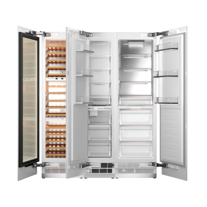 ΨΥΓΕΙΟΚΑΤΑΨΥΚΤΗΣ BERTAZZONI RWFL604560S5FPNS | ΕΝΤΟΙΧΙΖΟΜΕΝΟΣ SIDEbySIDE + ΚΕΛΑΡΙ ΚΡΑΣΙΩΝ| PREMIUM SLOT-IN
