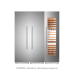 ΨΥΓΕΙΟΚΑΤΑΨΥΚΤΗΣ BERTAZZONI RWFL606060S5FPNS | ΕΝΤΟΙΧΙΖΟΜΕΝΟΣ SIDEbySIDE + ΚΕΛΑΡΙ ΚΡΑΣΙΩΝ| PREMIUM SLOT-IN