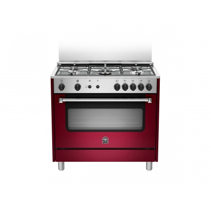 ΚΟΥΖΙΝΑ LA GERMANIA AMN96 5 G VI V | ΦΟΥΡΝΟΣ ΑΕΡΙΟΥ ΜΕ ΑΕΡΑ ΚΑΙ ΓΚΡΙΛ ΗΛΕΚΤΡΙΚΟ | ΕΣΤΙΕΣ ΑΕΡΙΟΥ