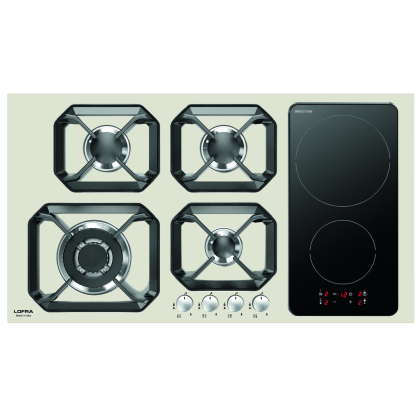 ΕΣΤΙΑ LOFRA HLBI9G2I | 2 ΕΠΑΓΩΓΙΚΕΣ + 4 ΕΣΤΙΕΣ ΑΕΡΙΟΥ | ΧΡΩΜΑ ΜΠΕΖ