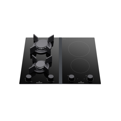 ΕΣΤΙΑ MONDIN VDJ602BNEV (VD302VNEC+σύνδεσμος+VM29CHH) | ΕΣΤΙΑ ΜΙΚΤΗΣ ΤΡΟΦΟΔΟΣΙΑΣ | 2 ΕΣΤΙΕΣ ΚΕΡΑΜΙΚΕΣ + 2 ΑΕΡΙΟΥ 4,75kW