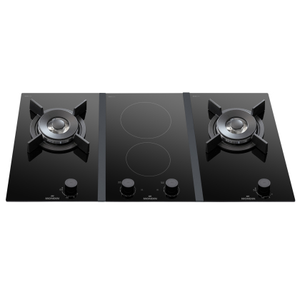 ΕΣΤΙΑ MONDIN VDJ902BNEV (2xVD301VEEL+VM29CHH) | ΕΣΤΙΑ ΜΙΚΤΗΣ ΤΡΟΦΟΔΟΣΙΑΣ | 2 ΕΣΤΙΕΣ ΚΕΡΑΜΙΚΕΣ + 2 ΑΕΡΙΟΥ WOK