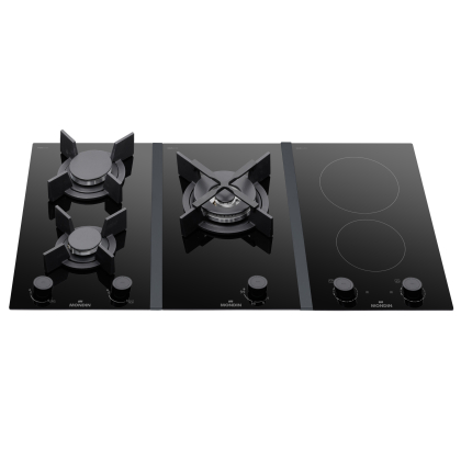 ΕΣΤΙΑ MONDIN VDJ903BNEV (VD301VEEL+VD302VNEC+VM29CHH) | ΕΣΤΙΑ ΜΙΚΤΗΣ ΤΡΟΦΟΔΟΣΙΑΣ | 2 ΕΣΤΙΕΣ ΚΕΡΑΜΙΚΕΣ + 3 ΑΕΡΙΟΥ