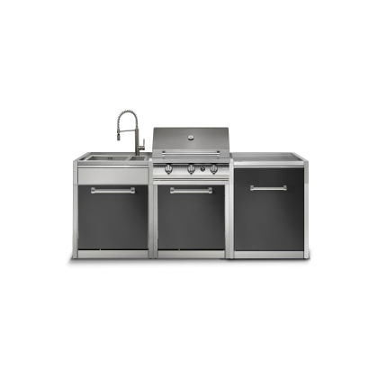 ΚΟΥΖΙΝΑ ΕΞΩΤΕΡΙΚΗΣ ΧΡΗΣΗΣ STEEL SWING 7SK7BQRB21063AN| BBQ STEEL 70εκ. | ΨΥΓΕΙΟ ΜΕ ΚΑΤΑΨΥΞΗ