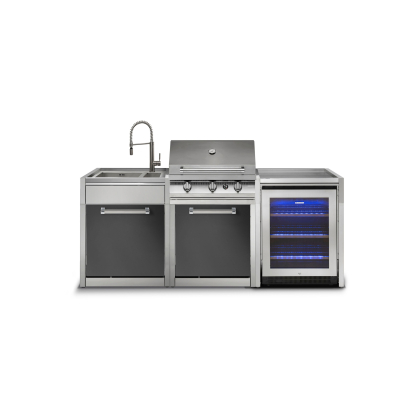 ΚΟΥΖΙΝΑ ΕΞΩΤΕΡΙΚΗΣ ΧΡΗΣΗΣ STEEL SWING 7SK7BQRD21063AN| BBQ STEEL 70εκ. | ΨΥΓΕΙΟ ΒΙΤΡΙΝΑ