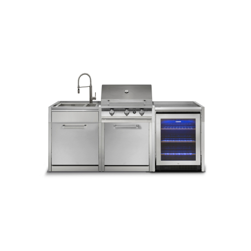 ΚΟΥΖΙΝΑ ΕΞΩΤΕΡΙΚΗΣ ΧΡΗΣΗΣ STEEL SWING 7SK7BQRD21063SS| BBQ STEEL 70εκ. | ΨΥΓΕΙΟ ΒΙΤΡΙΝΑ
