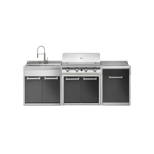 ΚΟΥΖΙΝΑ ΕΞΩΤΕΡΙΚΗΣ ΧΡΗΣΗΣ STEEL SWING 9SK9BQRB25063AN| BBQ STEEL 90εκ. | ΨΥΓΕΙΟ ΜΕ ΚΑΤΑΨΥΚΤΗ