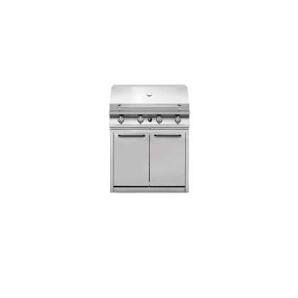 ΜΟΝΑΔΑ BBQ 90εκ. ΜΕ 2 ΠΟΡΤΑΚΙΑ INOX | STEEL SWING | ΜΟΝΤΕΛΟ: G9BS-4C-SS