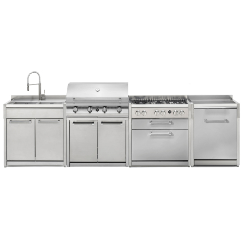 ΚΟΥΖΙΝΑ ΕΞΩΤΕΡΙΚΗΣ ΧΡΗΣΗΣ STEEL SWING 9SK9BQCTRB34063SS| BBQ STEEL 90εκ. | 6 ΕΣΤΙΕΣ ΑΕΡΙΟΥ | ΨΥΓΕΙΟ ΜΕ ΚΑΤΑΨΥΚΤΗ