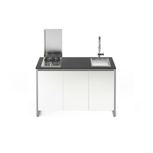 ΚΟΥΖΙΝΑ ΕΞΩΤΕΡΙΚΗΣ ΧΡΗΣΗΣ STEEL GEA SELLA14580-QL-NA-CR | ΝΕΡΟΧΥΤΗΣ 40εκ. | ΕΣΤΙΑ ΑΕΡΙΟΥ 