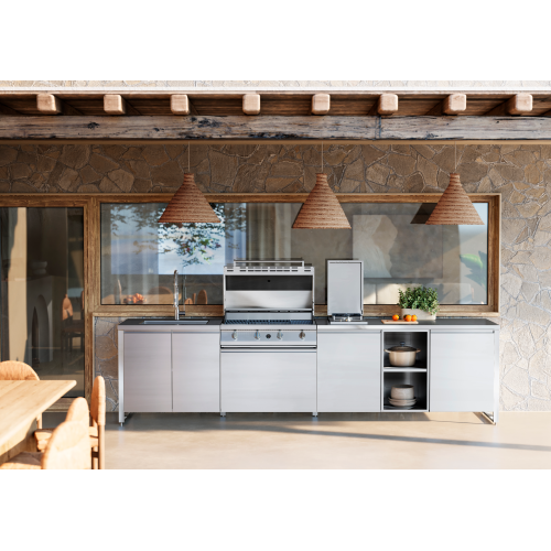 ΚΟΥΖΙΝΑ ΕΞΩΤΕΡΙΚΗΣ ΧΡΗΣΗΣ STEEL GEA MALMOLADA35580XNX | BBQ STEEL 90εκ. | ΝΕΡΟΧΥΤΗΣ 75εκ. | ΕΣΤΙΑ ΑΕΡΙΟΥ 